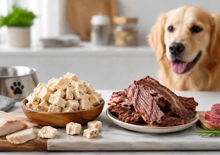 Freeze-Dried vs Air-Dried Dog Treats: How Should Brands Choose the Right Product Format?