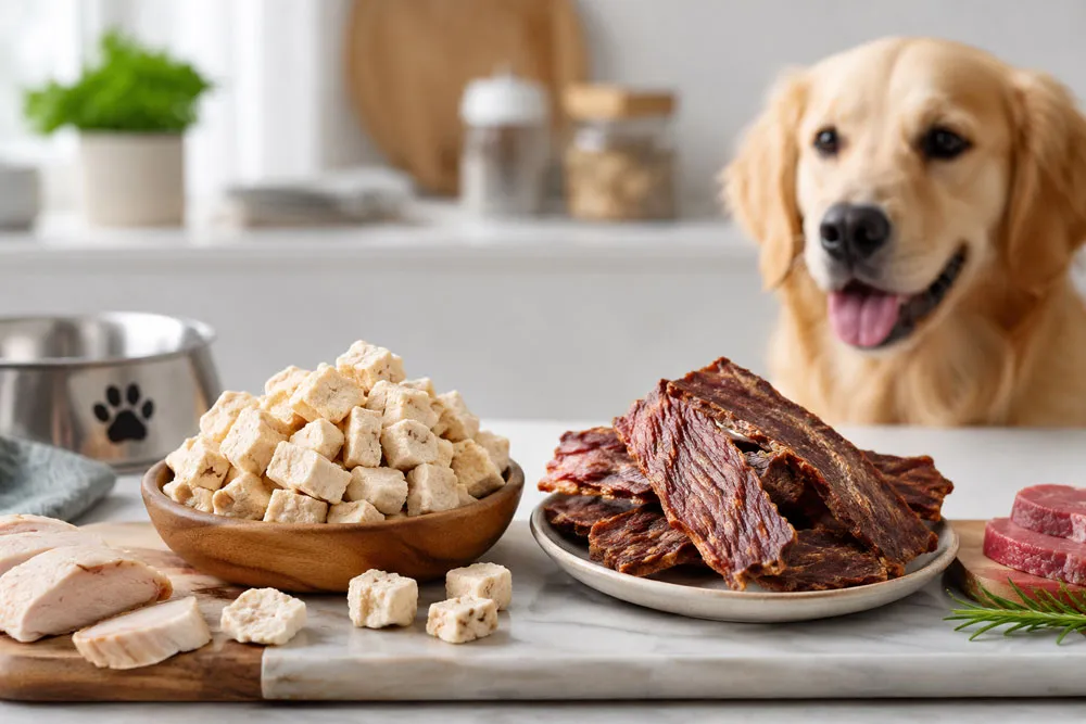 Freeze-Dried vs Air-Dried Dog Treats