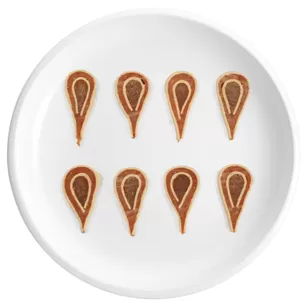 Chicken & Fish Water Drop-Shaped Sandwich Slices